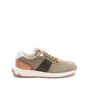 토즈 가죽 트리밍 스웨이드 스니커즈