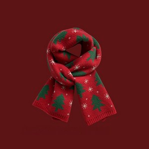 BUKENI 여성 빈티지 크리스마스 목도리