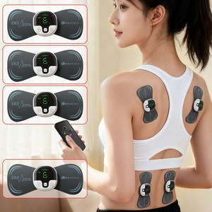 SOVI저주파 마사지기 EMS/TENS 무선본체 4개 + 젤 패드 4세트 적합해요 어깨 목 등 허리 팔 팔꿈치 손목 무릎 허벅지 종아리 발목 발바닥