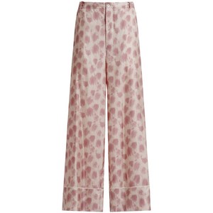 마르니 실크 와이드 팬츠, 핑크계열+베이지계열, Italy 42(KR 55-66)