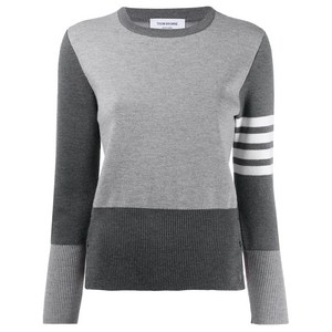 톰 브라운 4-바 펀믹스 밀라노 스웨터, 그레이계열, Italy 44(KR 77)