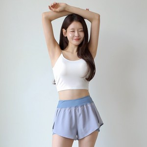 디디오 여성 투인원 쇼츠 러닝 반바지 트레이닝 숏팬츠 러너
