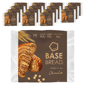 BASEFOOD 베이스브레드 일본 다이어트 빵 초콜릿 저당질 고단백 16봉, 83g, 16개