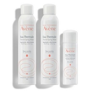 아벤느 오 떼르말 온천수 미스트 300ml 2p + 50ml 세트, 1개