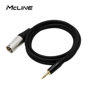 스테레오 ST3.5mm to XLR 캐논 스피커 오디오 케이블 PC 앰프 믹서 연결선, MC-HA28 ST3.5-캐논/숫 1.5M, 1개