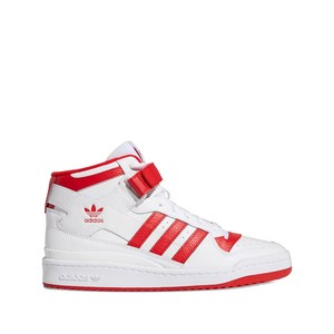 아디다스 포럼 미드 "화이트" 스니커즈