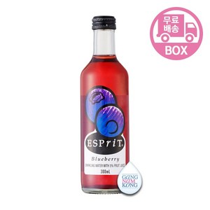 에스프리 블루베리 소다 탄산음료, 300ml, 24개