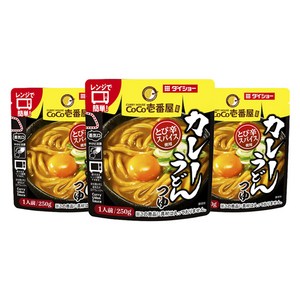 코코이찌방야 카레 우동 쯔유, 250g, 3개