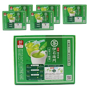 이에몬 말차 함유 녹차 스틱 타입, 800mg, 30개입, 6개