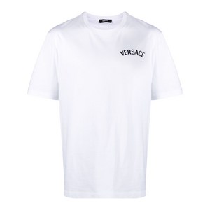 베르사체 밀라노 스탬프 자수 티셔츠, 화이트계열, Standard S(KR 95)