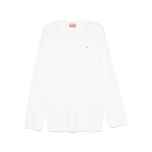 디젤 긴소매 패널 티셔츠, 화이트계열, Standard S