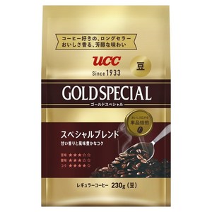 유씨씨 골드스페셜 스페셜 블렌드 레귤러 커피 원두, 230g, 1개
