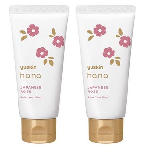 유스킨하나 재패니즈 로즈 핸드크림, 50g, 2개