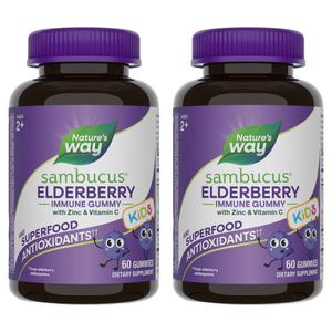 네이쳐스웨이 어린이 삼부커스 이뮨 엘더베리 아연 & 비타민 C 구미, 60정, 2개