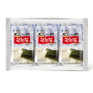 광천김 3대째 달인 파래 도시락김, 4g, 72개