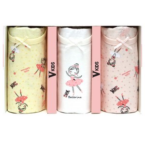 브이키즈 여아용 발레 런닝 3종 세트