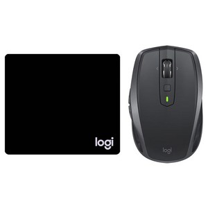 로지텍 MX 애니웨얼 2S BLE 무선 마우스 + 마우스 패드 일반형