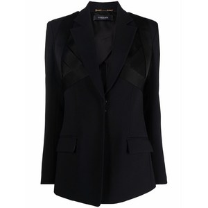 베르사체 베르사체 새틴 테일러드 블레이저