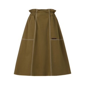 마르니 콘트라스트 스티치 미디 스커트, 그린계열, Italy 44(KR 66)