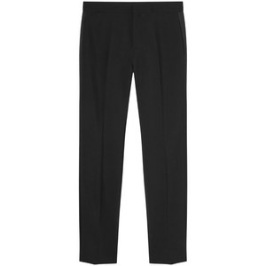 베르사체 로고 아플리케 테이퍼드 치노 팬츠, 블랙계열, Italy 50(KR 105)