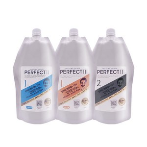 퍼펙트 김태중 탄머리 복구펌 퍼펙트II시리즈 펌&매직 종합멀티 파마약 1 2제 400ml 손상모 웨이브펌, 1개