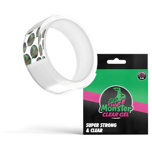 몬스터겔 다용도 초강력 실리콘 양면테이프 30mm x 1m, 투명, 1개