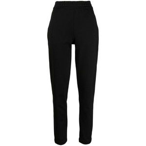 엠포리오아르마니 로고 아플리케 하이웨이스트 트랙팬츠, 블랙계열, Standard S(KR 55)