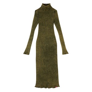 디젤 디와비아 골지 미디 드레스