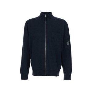 C.P.컴퍼니 렌즈 디테일 지퍼 스웨트셔츠, 블루계열, Standard L(KR 105)