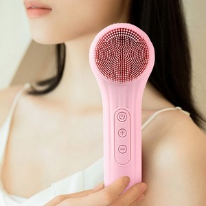LOMESO 진동클렌저 실리콘 브러시 세안 전동 클렌저 온열 얼굴클렌징기계