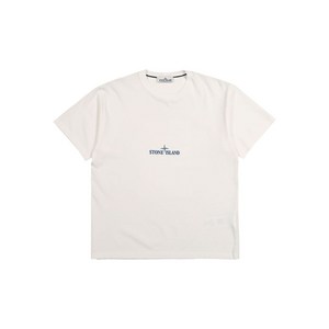 스톤 아일랜드 로고 프린트 티셔츠