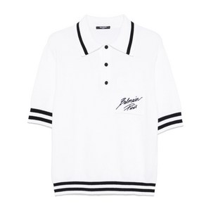 발망 브이로고 시그니처 자수 폴로 셔츠, 화이트계열, Standard S(KR 100)