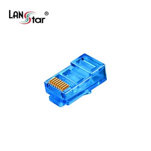 [LANSta] 모듈러콘넥터 RJ-45 CAT.5E UTP Blue [LSN-CAT5E-UTP50BL], 1개