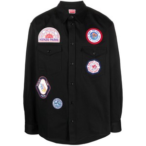 겐조 아플리케 로고 셔츠