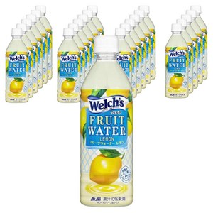 아사히 음료 Welch's(웰치) Fruit Water Lemmon(과일 워터 레몬) 500ml×24개