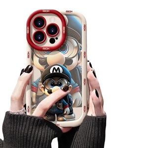 BuyChoo 마리오 퍼프 스마트폰 케이스