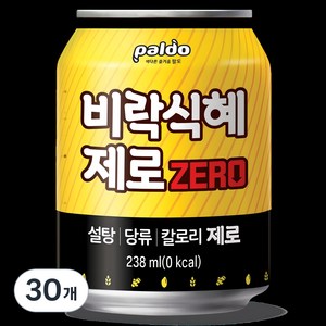 팔도 비락식혜 제로, 238ml, 30개