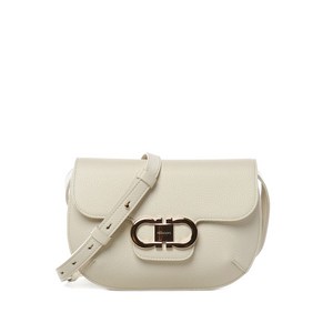 페라가모 간치니 레더 크로스 백