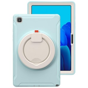 갤럭시탭A7 마카롱 아머 케이스 가로세로 거치대 회전 손잡이