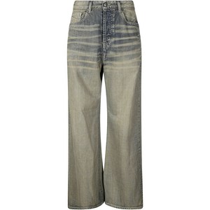 디젤 위스커 효과 진, 블루계열+베이지계열, Denim size 27(KR 68-70)