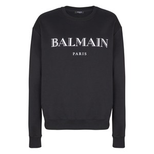 발망 로고 프린트 스웨트셔츠, 블랙계열, Standard XS(KR 100)