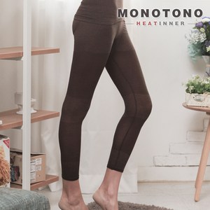 모노토노 보온+보정 무봉제 심리스 여성 10부타이즈/여성내복하의