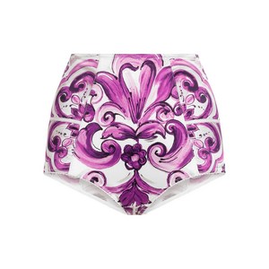 돌체앤가바나 마욜리카 프린트 브리프, 화이트계열+바이올렛/보라계열, Italy 3