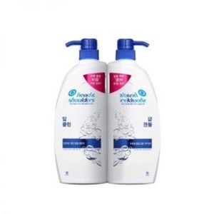 헤드앤숄더 두피 토탈 솔루션 샴푸 딥클린, 850ml, 2개