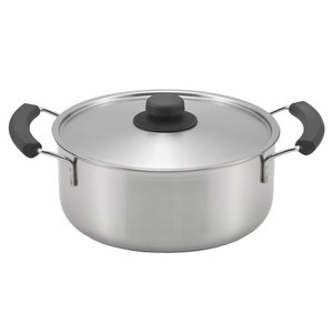 요시카와 시스 쿠킹 소스 팟 양수냄비, 실버, 22cm, 1개