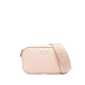 엠포리오아르마니 로고 스트랩 크로스 백