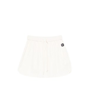 겐조 로고 패치 드로스트링 미니 스커트, 베이지계열, Standard M