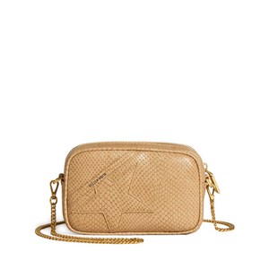 골든 구스 미니 스타 가죽 크로스 백