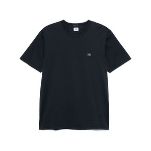 C.P.컴퍼니 로고 아플리케 티셔츠, 블루계열, Standard XL