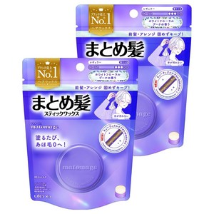 마토메쥬 묶음 머리 스틱 왁스 화이트 플로럴 부케 향, 13g, 2개